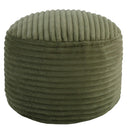 Round Pouf Ottoman Foot Rest, 20"x15"