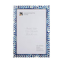 Taj Bone Inlay Poster Picture Frame  Blue - Available in 4 Sizes
