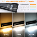 STLA07 6 Pack Low Voltage 3CCT 2700K/4000K/6000K LED Step Lights Outdoor, 2.5W Accent Lighting Fixtures