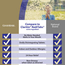 GoodSense Loratadine Orally Disintegrating Tablets, 10 mg, 24 Hour Allergy Tablets, 30 Count