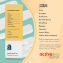 Active Skin Repair First Aid Healing Skin Hydrogel - Natural & Non-Toxic Repairing Ointment with Hypochlorus Acid for Minor Cuts, Wounds, Scrapes, Rashes, Sunburns, & More, 3 oz