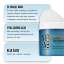NIP+FAB Glycolic Fix Daily Cleansing Pads (60 Count) - Exfoliating Facial Pads with Glycolic Acid, Hyaluronic Acid & Blue Daisy - Resurfacing & Brightening Toner Pads for Congestion, KP & Dull Skin