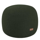 Round Pouf Ottoman Foot Rest, 20"x15"