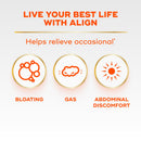 Align Probiotic, Pro Formula, Probiotics for Women and Men, Probiotics for Digestive Health, Men and Womens Probiotic Capsules Help Relieve Occasional Bloating & Gas*, 63 Capsules