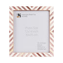 Poster Picture Frame Chevron Pattern in 5 Sizes, Brown