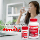 TIME-CAP LABS, INC. Timely Acetaminophen 650 MG - 100 Caplets - Extended Release - Compared to Tylenol 8 HR Arthritis Pain Active Ingredient - Joint Pain Relief, Pain Reliever & Arthritis Pain Relief