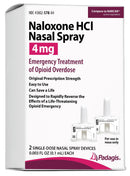 Padagis Naloxone HCI Nasal Spray, 4 mg – Emergency Treatment for Opioid Overdose - Rapid-Response Opioid Overdose Reversal, 2 Dose Single Use Nasal Spray