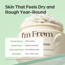 I’m From Propolis Butter Balm Cream, Deep Moisturizing Barrier Repair Cream with Propolis & Honey Extract, Rich Butter Balm Texture for Dry & Sensitive Skin, Korean Skincare, 1.69 fl. oz