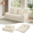Boneless Loveseat Sofa Bed, 59" Corduroy
