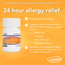 Camber Consumer Care Levocetirizine Dihydrochloride 5mg Antihistamine Tablets, 24 Hour Allergy Relief Medicine (1000 Count) Family Pack