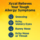 Xyzal 24 Hour Allergy Relief Medicine, Original Prescription Strength Antihistamine, Levocetirizine Dihydrochloride Tablets, 5 mg, 35 Count