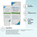 Vanicream Daily Facial Moisturizer With Ceramides and Hyaluronic Acid - Formulated Without Common Irritants for Those with Sensitive Skin, 3 fl oz (Pack of 12)