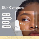 Abib Non-animal Collagen Eye Cream Jericho Rose Tube, 1.01 fl. oz.(30 mL), Anti-Aging Eye Cream with Bakuchiol, Caffeine, Niacinamide for Dark Circles, Puffiness, Wrinkles, Fine Lines, Korean Skincare