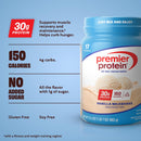 Premier Protein Powder, Vanilla Milkshake, 30g Protein, 1g Sugar, 100% Whey Protein, Keto Friendly, No Soy, Gluten Free, 23.3 oz, 17 Servings (Packaging May Vary)