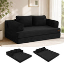 Boneless Loveseat Sofa Bed, 59" Corduroy