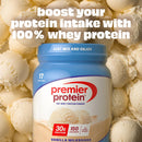 Premier Protein Powder, Vanilla Milkshake, 30g Protein, 1g Sugar, 100% Whey Protein, Keto Friendly, No Soy, Gluten Free, 23.3 oz, 17 Servings (Packaging May Vary)