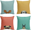 Cartoon Dog Cushion Covers