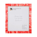 Poster Picture Frame Classic Pattern Bone Inlay Collection in 6 Sizes, Red