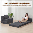 Folding Sleeper Chair Bed, 4-in-1 Boneless Futon