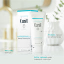 Curel Japanese Skin Care Makeup Cleansing Gel, Waterproof Eye Makeup Remover and Gentle Facial Cleanser for Dry, Sensitive Skin, Step 1 of 2, 4.5 Oz