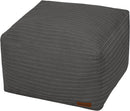 Round Plush Pouf Ottoman, 20"x15"