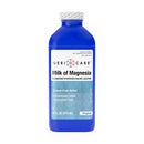 GeriCare Milk of Magnesia, Magnesium Hydroxide 1200mg| Fast Overnight Constipation Relief| Cramp-Free Saline Laxative & Stool Softener| Antacid for Heartburn & Indigestion| Original Flavor| 16 Fl Oz