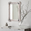 Rustic Wood Bathroom Mirror, Farmhouse 30"x20"