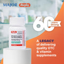 Rugby Stimulant Laxative Plus Stool Softener Docusate Sodium 50 mg/Sennosides 8.6 mg - Laxative Tablets for Occasional Constipation Relief - Stool Softeners for Women, Men, and Kids - 100 Tablets