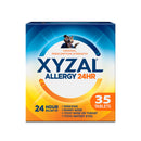 Xyzal 24 Hour Allergy Relief Medicine, Original Prescription Strength Antihistamine, Levocetirizine Dihydrochloride Tablets, 5 mg, 35 Count