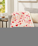 FAITH, HOPE, LOVE HOME DÉCOR Heart Throw Blanket – Ultra Soft Microplush 50"x60" | Cozy Love Theme Gift for Couch, Bed, Travel | Washable
