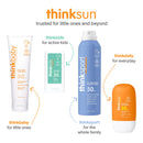 Thinksport Mineral Sunscreen Stick SPF 30, 0.64 Oz, Water Resistant & Vegan
