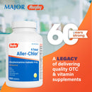 Rugby 4 Hour Aller-chlor - Chlorpheniramine Maleate 4 mg - Antihistamine - 1000 Tablets (1 Pack)
