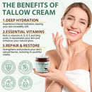 Whipped Beef Tallow for Skin - 100% Grass Fed Pure Beef Tallow with Honey, Natural Moisturizing Cream for Face and Body, Deep Hydration Softens Dry Skin, Nourishing Tallow Cream 4.2 Oz (2 Packs )
