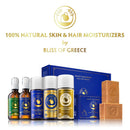 Organic Body Oil Dry Skin 8oz - After Shower Natural Face Oil & Body Moisturizer with Cold Pressed Almond, Olive, Jojoba, Rosehip, Vitamin E & Lavender oils. Clean Facial Skin Care for Women & Men