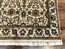 Pak Persian Rug 4x6, Floral Allover Vintage Oriental Carpet, Handmade Wool Rug