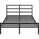 Metal Platform Bed frame with Headboard, Sturdy Metal Frame, No Box Spring Needed(Queen)