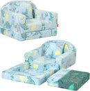 Rainbow Unicorn Glow Kids Couch, 42" Fold Out