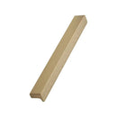 Straight Brushed Brass "Elan" Knob and Drawer Pulls