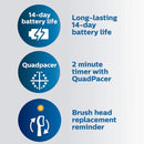 Philips Sonicare 5300 Rechargeable Electric Toothbrush, 3 Brush Head, Black