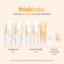 Thinkbaby SPF 30 Sunscreen Stick – Safe, Natural, Water Resistant Sun Cream for Babies, Kids & Adults – Mineral UVA/UVB Sun Protection – Reef Friendly Travel Stick, 0.64 oz