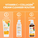 By Nature Vitamin C + Collagen Face Cream Cleanser - 7 oz