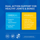 OmegaXL Joint Support 60 Soft Gels & VitaminXL D3 5000 IU 30 Count
