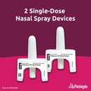 Padagis Naloxone HCI Nasal Spray, 4 mg – Emergency Treatment for Opioid Overdose - Rapid-Response Opioid Overdose Reversal, 2 Dose Single Use Nasal Spray