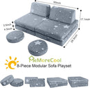8-Piece Kids Play Couch
