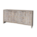 Accent Cabinet Farmhouse Style 4 Door Wooden Cabinet Sideboard Buffet Server Cabinet Storage Cabinet, For Living Room, Entryway, Hallway, Office, Kitchen And Dining Room