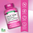 Nature's Truth Hair, Skin & Nails Vitamin | 5000 mcg Biotin | 165 Softgels