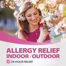 HealthA2Z Fexofenadine Hydrochloride 180mg, Antihistamine for Allergy Relief, 24-Hour Antihistamine for Allergy Relief (120 Count (Pack of 1))