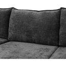 146.9" L-shaped Sofa Sectional Sofa Couch Pull-out Sofa Bed with a Movable Storage Ottoman, a Storage Chaise Lounge and Two USB Ports for Living Room, Grey