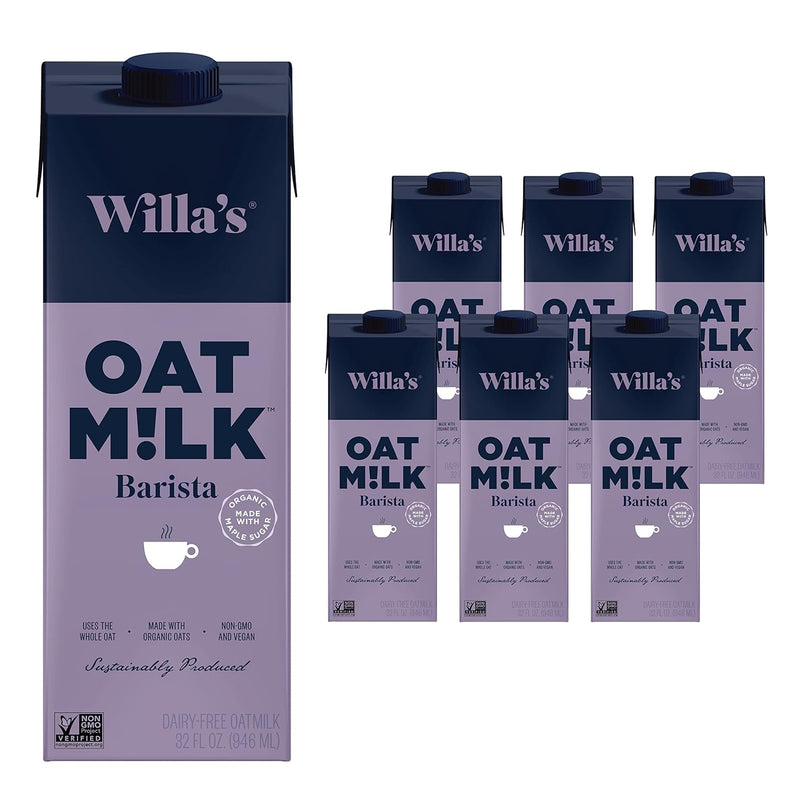 Willa's Oat Milk Organic Barista - 6-Pack of 32 fl. oz. Cartons