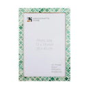 Poster Picture Frame Moroccan Bone & Resin Inlay Collection in 5 Sizes, Green